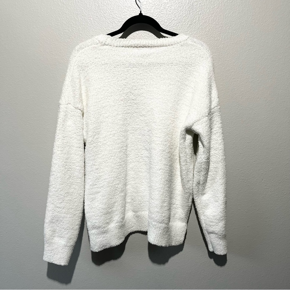 Cupcakes & cashmere - Soft White Sweater and Pants lounge Set Size L - Picture 5 of 8